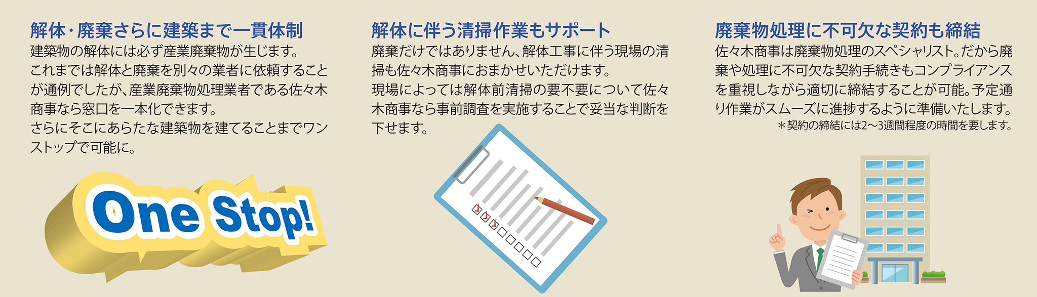 解体から建築まで